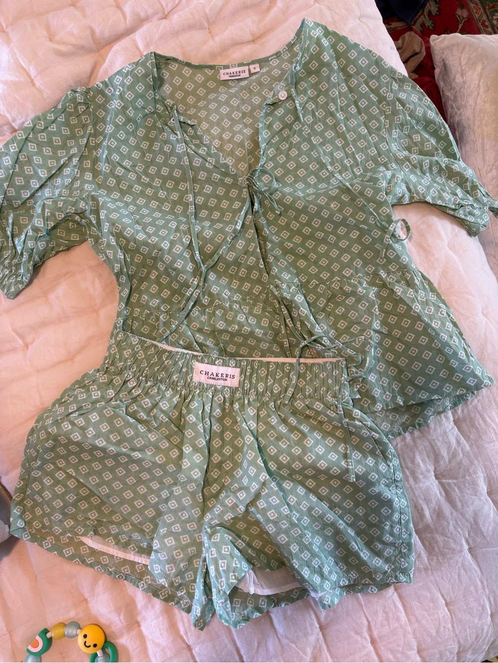 Chakeris Green Printed Set